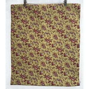 Gatherings By Bannock &‎ Patek for MODA Green Maroon Fabric 5.5 Yards x 44"